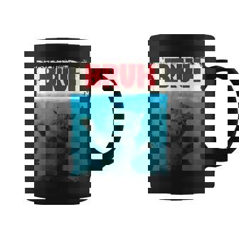 Chill Cat Bruh Meme Saying Brother Greeting Ns Cat Coffee Mug - Monsterry
