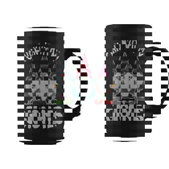 Chilling With My Gnomies Ugly Christmas Sweater Style Coffee Mug - Thegiftio UK