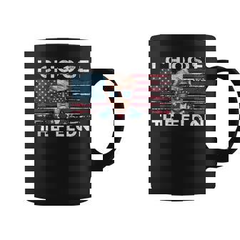 I Choose The Felon Trump 2024 Republican Patriot Coffee Mug | Mazezy