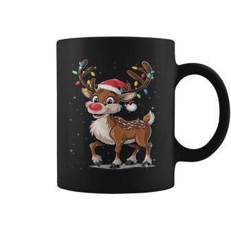 Christmas Cute Reindeer Red Nose Tassen - Geschenkecke