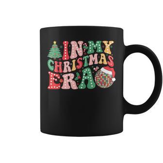 In My Christmas Era Santa Hat Xmas Family Women Coffee Mug - Monsterry
