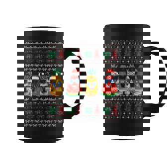 Christmas In July Christmas Pineapple Ugly Christmas Sweater Coffee Mug - Thegiftio