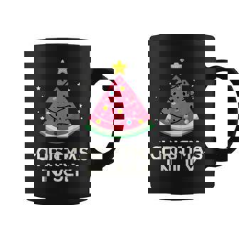 Christmas In July With Watermelon Tree For Summer Xmas Coffee Mug - Thegiftio