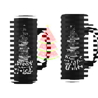 Christmas In July Watermelon Xmas Tree Summer Coffee Mug - Thegiftio