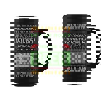 Christmas Santa Beer Ugly Christmas Sweater Coffee Mug | Seseable CA