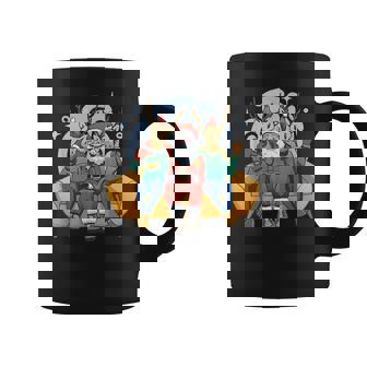 Christmas Santa Claus Reindeer Ugly Christmas Sweater Coffee Mug | Seseable UK