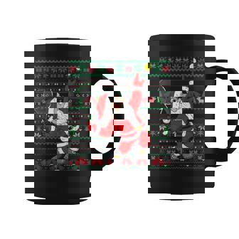 Christmas Santa Claus Tennis Sport Lover Ugly Xmas Coffee Mug - Thegiftio