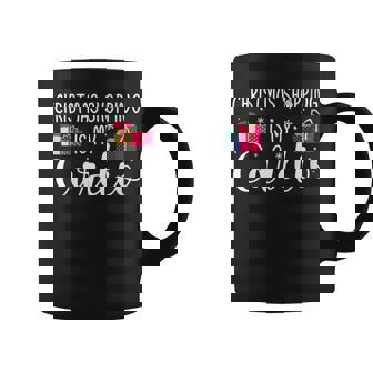 Christmas Shopping Is My Cardio Holiday Xmas Humor Coffee Mug - Monsterry