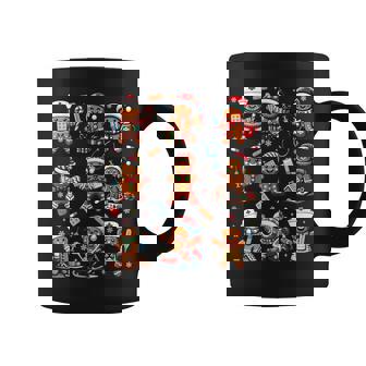 Christmas Xmas Gingerbread Rn Cna Icu Scurb Nurse Doctor Coffee Mug - Monsterry