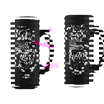 Chucks And Pearls Kamala Harris 2024 Support Teachers Coffee Mug - Monsterry