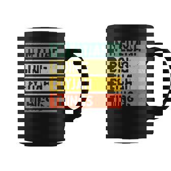 Cita Personalizada Divertida Con Texto En Inglés I'm Elyjah Doing Elyjah Things Taza de café - Regaloses