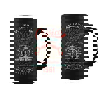 Clásico Hecho En 1961 Cumpleaños 62 Años Taza de café - Regaloses