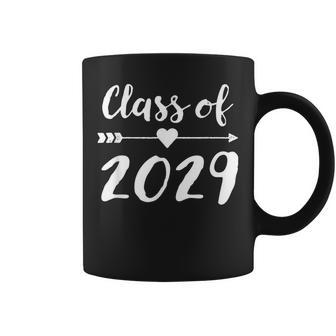 Class Of 2029 Grow With Me Memories First Day Of School Dark Coffee Mug - Monsterry AU