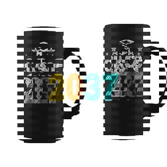 Class Of 2037 Grow With Me First Day Of School Graduation Coffee Mug - Thegiftio UK