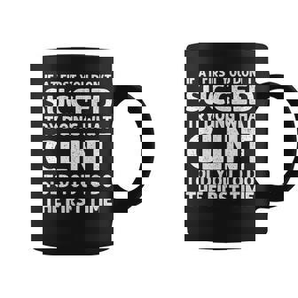 Clint Name Personalized Birthday Christmas Joke Coffee Mug - Monsterry