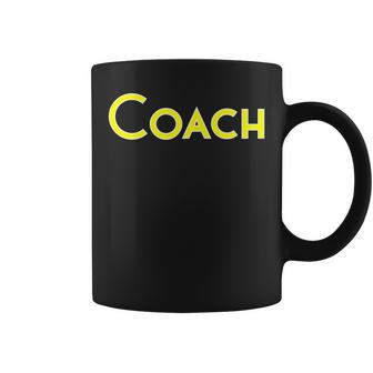 Coach School College Corporate Concert Event Clothing Coffee Mug - Monsterry CA