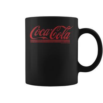 Coca-Cola Distressed Cursive Logo Tassen - Geschenkecke