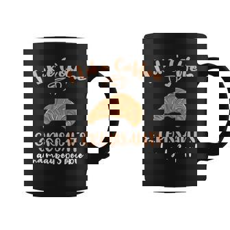 I Like Coffee And Croissants And Maybe 3 People Graphic Print Coffee Mug - Monsterry