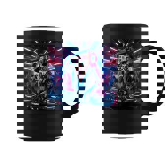 Colorful Club Pizza Slice Dj For Music Lovers Oa Coffee Mug - Monsterry