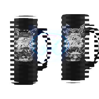Cool Cat Wearing Ski Goggles Mountain Snow Cute Tank Top Graphic Print Coffee Mug - Monsterry
