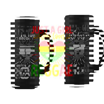 Cool Reggae For Girls Rasta Jamaican Music Rastafari Coffee Mug | Seseable UK