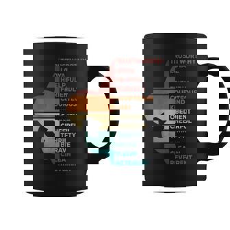Cool Retro Vintage Style Scouting Law Coffee Mug - Thegiftio UK