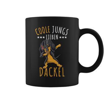 Coole Jungs Lieben Dackel Tassen - Geschenkecke