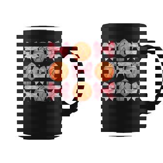 Coquette Basketball Tween N Girl Girly Pink Bow Preppy Coffee Mug - Monsterry