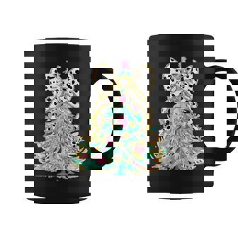 Coquette Bow Merry Christmas Xmas Tree Santa Pajamas Holiday Coffee Mug - Thegiftio