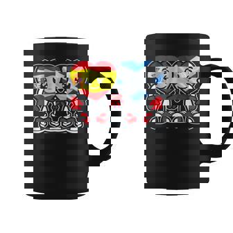 Corazones De Amistad De España Y Escocia Taza de café - Regaloses