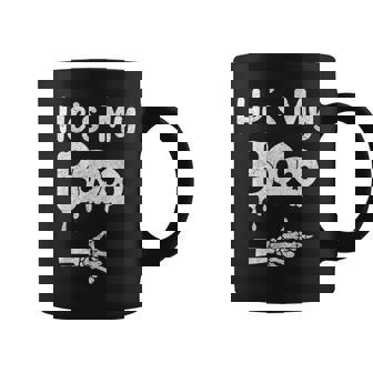 Couples Halloween Matching Costumes He's My Boo Graphic Print Coffee Mug - Monsterry