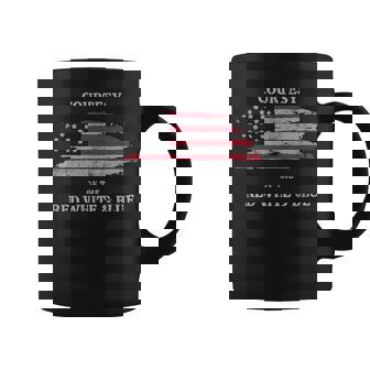 Courtesy Of The Red White And Blue Coffee Mug - Thegiftio