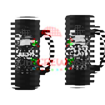 Cousin Crew Buffalo Plaid Xmas Pajamas Christmas Lights Coffee Mug - Thegiftio UK