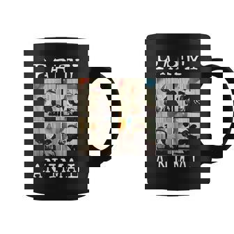 Cow Face Colorful Farm Animal Party Hat Cow Coffee Mug - Seseable