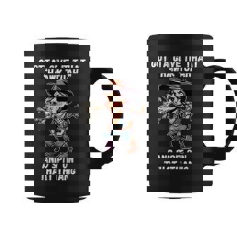 Cowgirl Hawk Tush Spit On That Thang Viral Meme Coffee Mug | Mazezy
