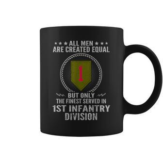 All Are Created Equal 1St Infantry Division Us Veteran Coffee Mug - Monsterry