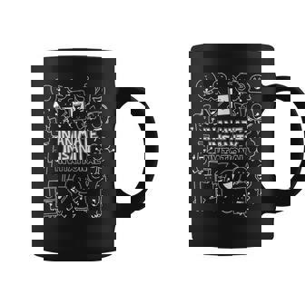 Creator Ink Inanimate Insanity Black And White Coffee Mug - Thegiftio UK