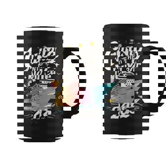 Cruising Into The New Year 2025 Family Vacation Holiday Coffee Mug - Thegiftio UK
