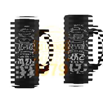 Cumpleaños Hombre Regalos Las Leyendas Marzo 1979 Taza de café - Regaloses