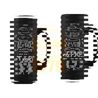 Cumpleaños Hombre Regalos Las Leyendas Septiembre 1979 Taza de café - Regaloses