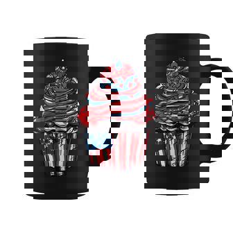 Cupcake American Flag 4Th Of July Baking Patriotic Baker Coffee Mug - Thegiftio UK