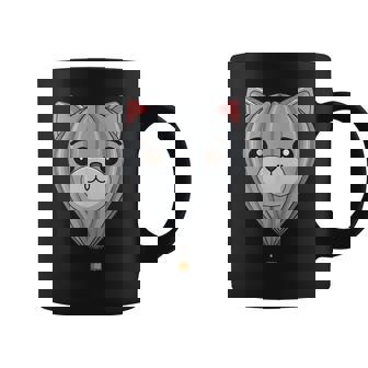 Cute Cat Face Hot Air Balloon Cat Air Balloon Coffee Mug - Monsterry