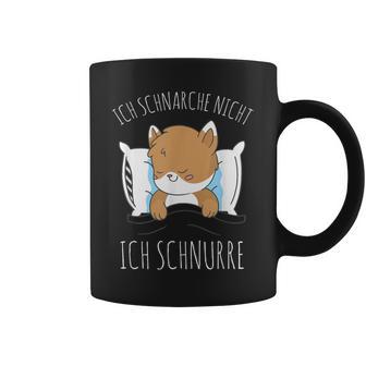 Cute Cat Pyjamas Ich Schnarche Nicht Ich Schnurre Tassen - Geschenkecke