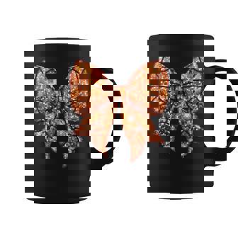 Cute Coquette Bow Game Day Basketball Mom Team Sports Coffee Mug - Thegiftio
