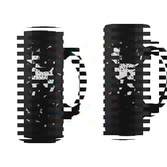 Cute Dalmatian Dog Dad Fireman Clothes Fire Graphic Print Coffee Mug - Monsterry