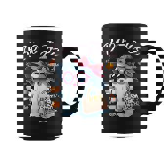 Cute Boo-Jee Ghost Halloween Boujee Girls Fall Coffee Mug - Seseable