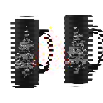 Cute Moo Deng Christmas Tree Baby Pygmy Hippo Xmas Coffee Mug - Thegiftio UK