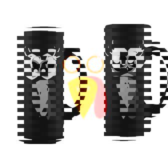 Cute Turkey Face Thanksgiving Matching Family Costume Coffee Mug - Monsterry