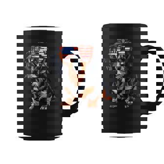 Dachshund Dog Usa America Flag 4Th Of July Coffee Mug - Seseable