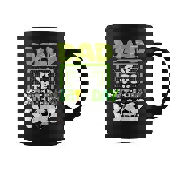 Dad And Mom Of The Birthday Boy Soccer Family Party Decor Coffee Mug - Seseable